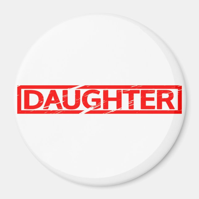 Daughter Stamp Magnet (Front)