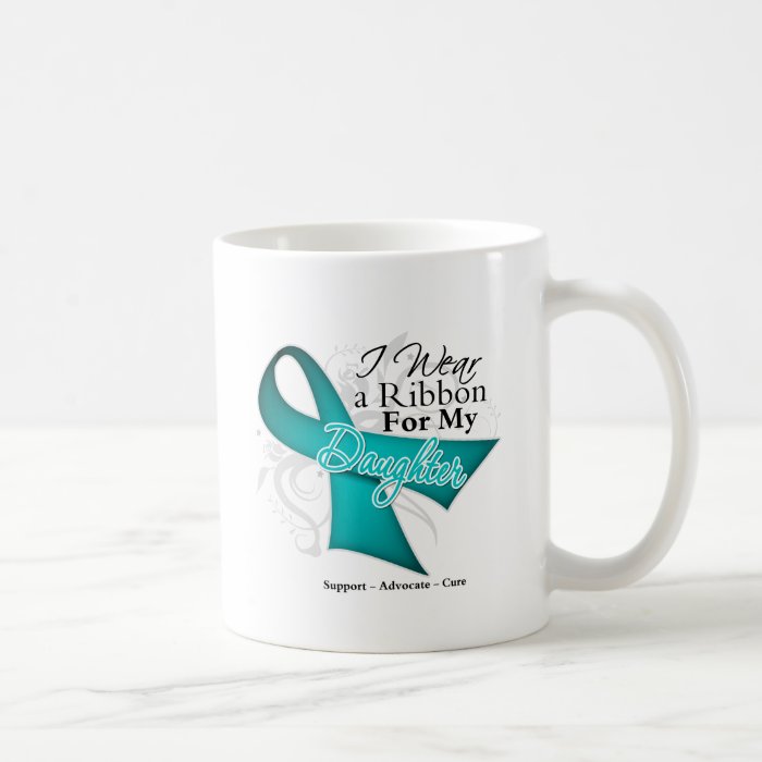 Daughter   Teal Ribbon Awareness Mug