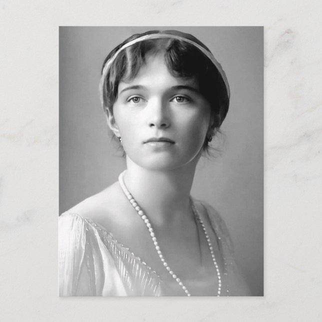 Daughter tsar of Russia Grand Duchess Olga Romanov Postcard (Front)