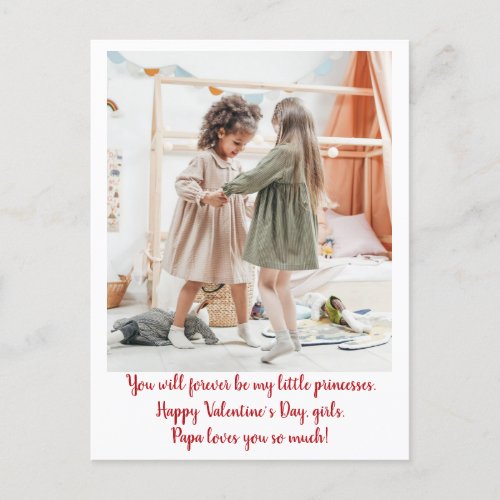 Daughter Valentines Day Postcard