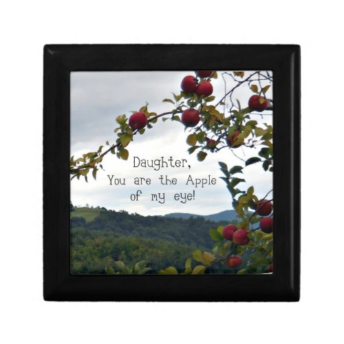 Daughter you are the Apple of my eye Gift Box
