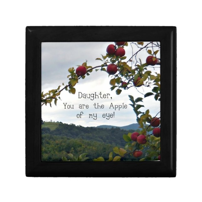 Daughter, you are the Apple of my eye! Gift Box (Front)