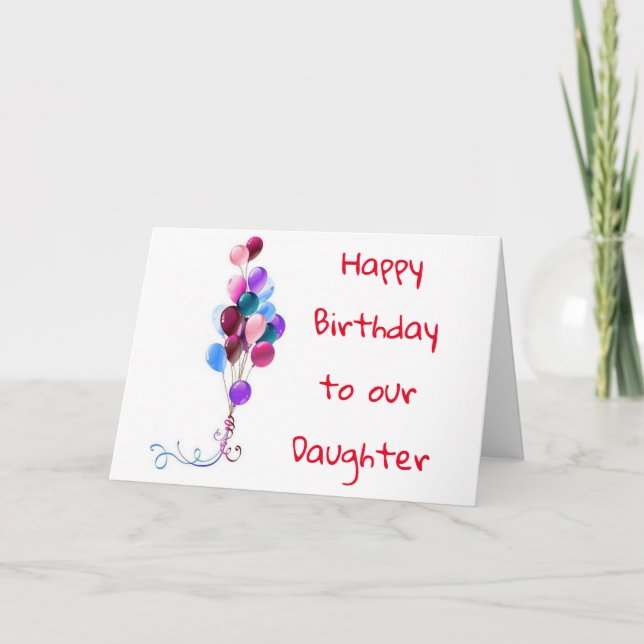 ***DAUGHTER** YOU MAKE EVERYDAY SPECIAL CARD (Front)