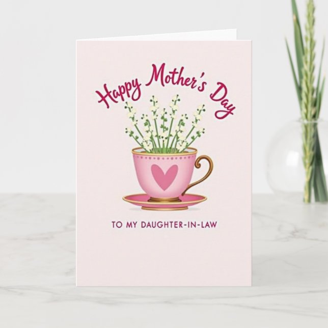 Daughterinlaw Teacup Card (Front)