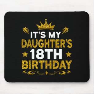 Daughter's 18th birthday happy birthday 18 years mouse pad