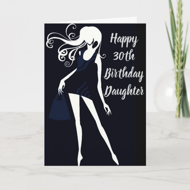 "DAUGHTER'S ***3Oth**** BIRTHDAY PRIDE/LOVE Card (Front)