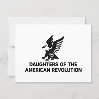 Daughters American Revolution Descendant Patriot Postcard
