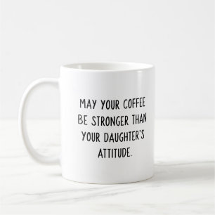 Daughter's Attitude Coffee Mug (Blue Girl)