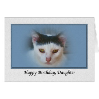 Cat Daughter Birthday Cards | Zazzle