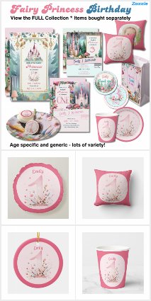 Daughter's Birthday Fairy Princess Pink Party 