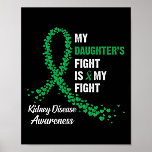 Daughter's Fight My Fight Kidney Disease Awareness Poster