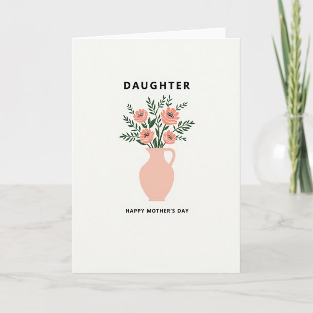 Daughters Floral Card (Front)
