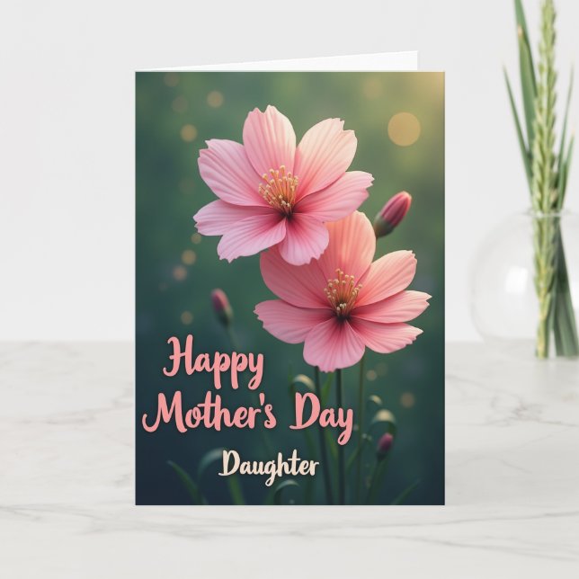 Daughters Floral Tribute Card (Front)