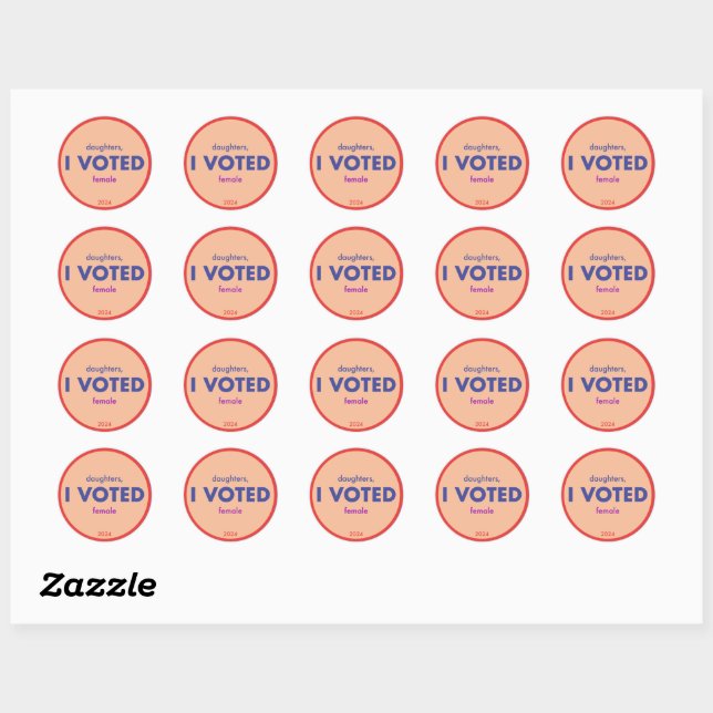 Daughters I Voted Sticker Sheet (Sheet)