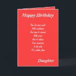 Daughter's Inspirational birthday cards<br><div class="desc">Birthday cards with an inspirational message dedicated to a daughter written by Ralph Wisden Staples for Always Write Greetings Inc</div>