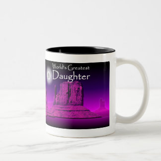 Daughter's Loving Hands Pink Mug