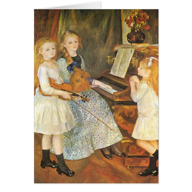 Daughters of Catulle Mendes by Pierre Renoir (Front)