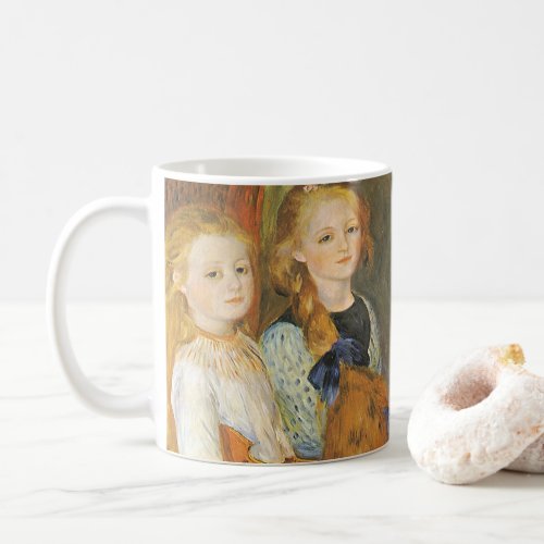 Daughters of Catulle Mendes by Pierre Renoir Coffee Mug