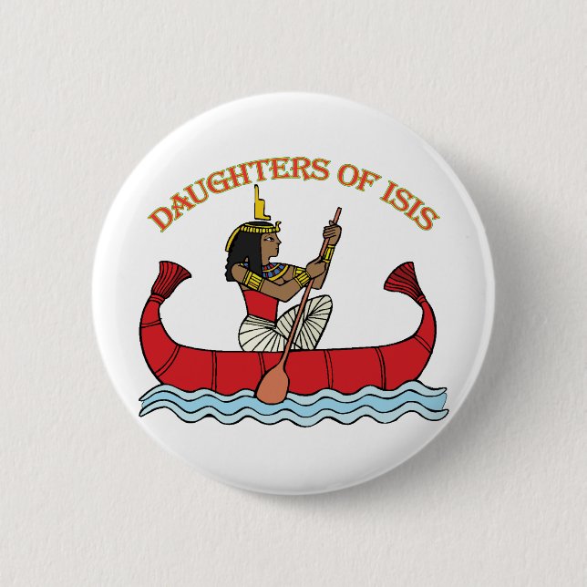 Daughters of Isis Pinback Button (Front)