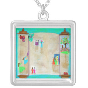 Daughters of Israel Silver Plated Necklace