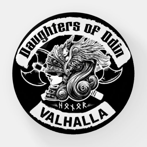 Daughters of Odin valhalla viking norse Paperweight