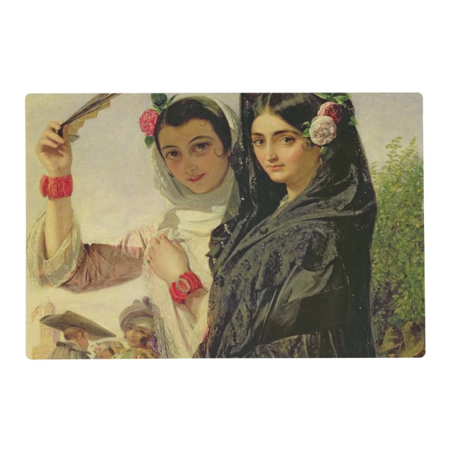 Daughters of the Alhambra Placemat (Front)