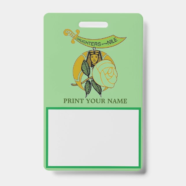 DAUGHTERS of the NILE Badge (Front)