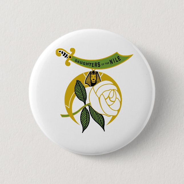 Daughters of the Nile Button (Front)