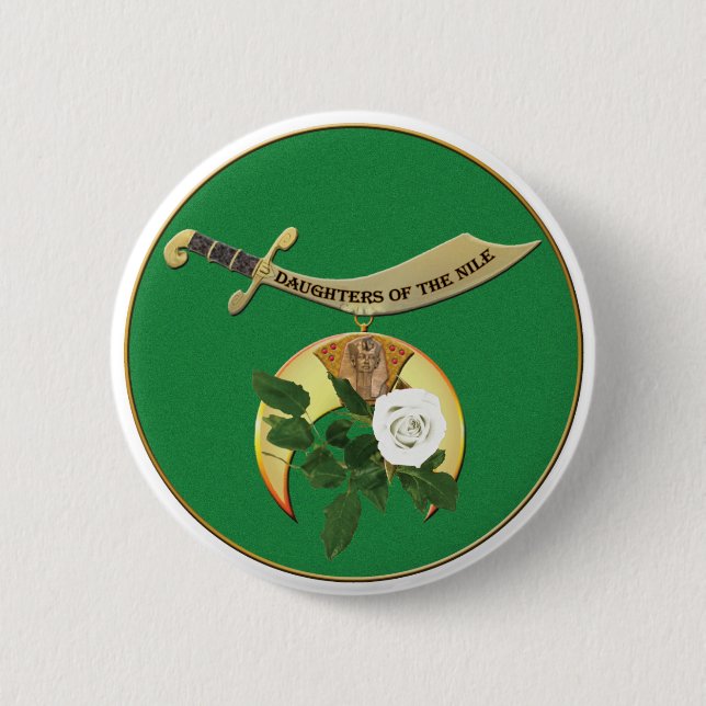 Daughters of the Nile Button (Front)