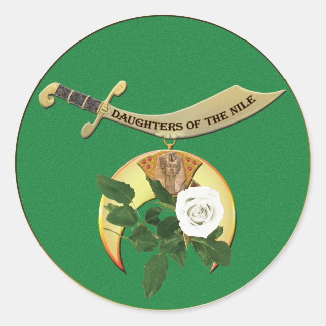 Daughters of the Nile Classic Round Sticker (Front)