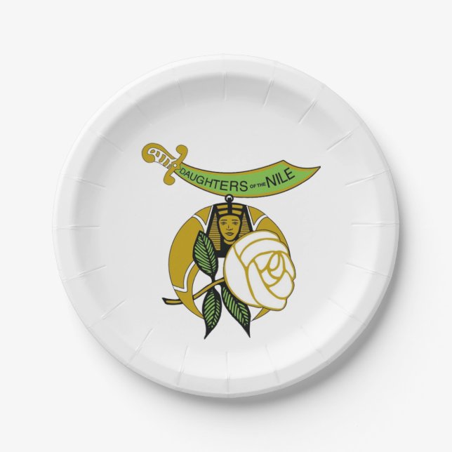 Daughters of the Nile Paper Plates (Front)