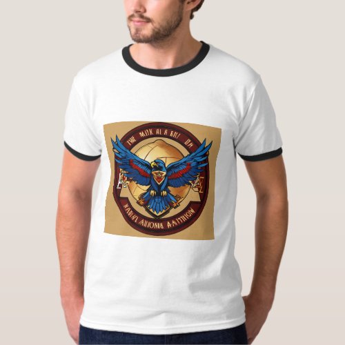 Daughters of the Sky Aviation Club Logo Design T_Shirt