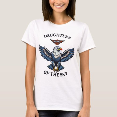 Daughters of the Sky Aviation Club Logo Tee