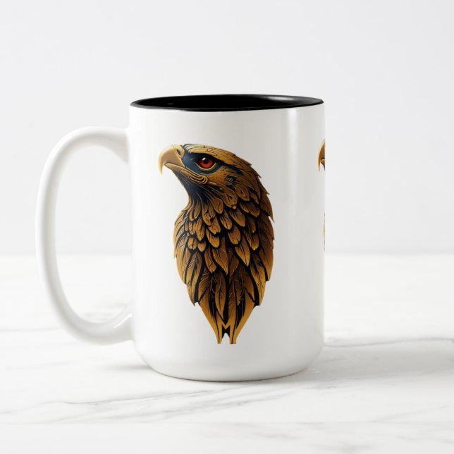 Daughters of the Sky Aviation Two-Tone Coffee Mug (Left)