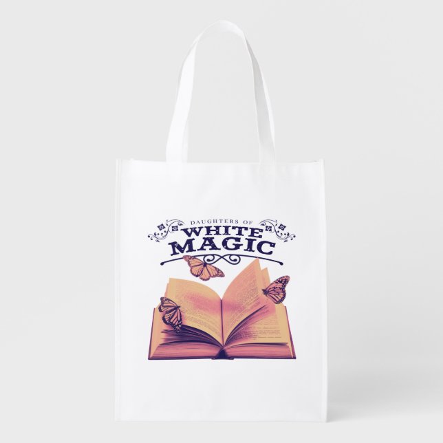Daughters of White Magic  Grocery Bag (Front)