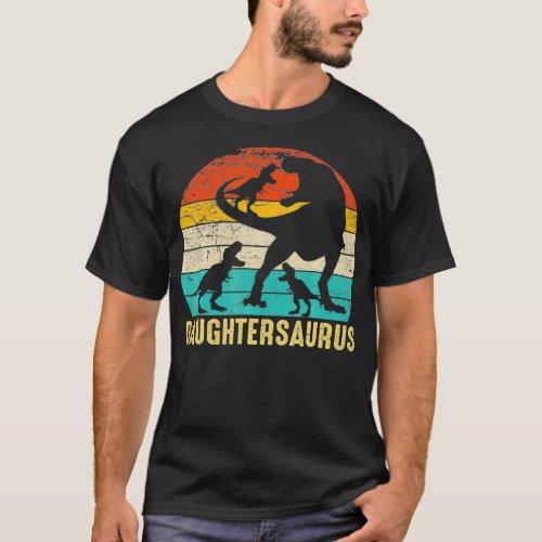 Daughtersaurus T Re Daughter Dinosaur Matching Fam T_Shirt