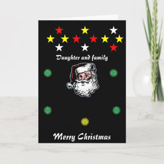 Daugther and family Christmas cards