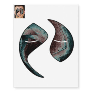 Dauntless Fantasy Make up Kit Temporary Tattoos
