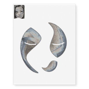 DauntlessFem Fantasy Make Up Kit Temporary Tattoos