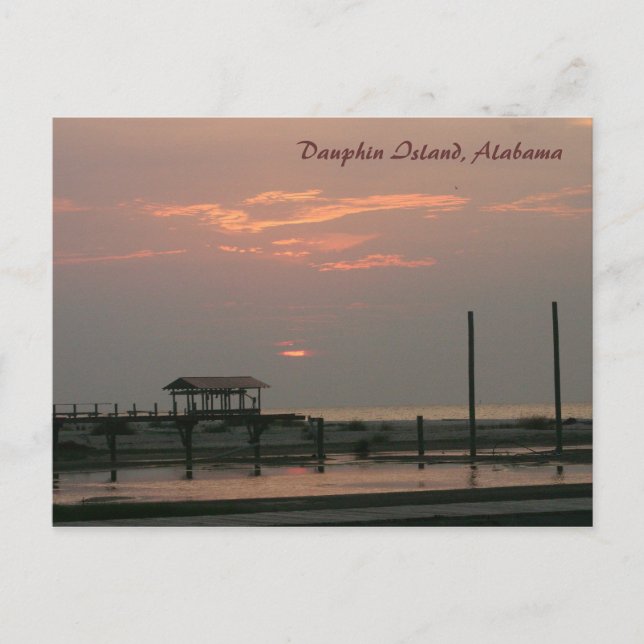 Dauphin Island, Alabama Postcard (Front)