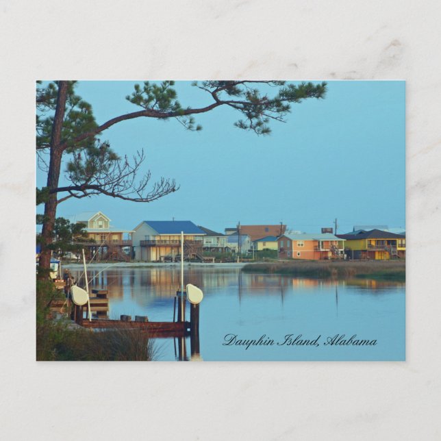 Dauphin Island, Alabama Postcard (Front)