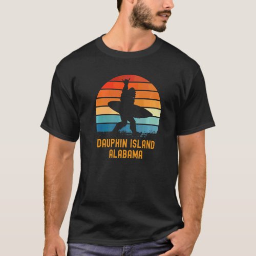 Dauphin Island  Alabama Sasquatch Souvenir T_Shirt