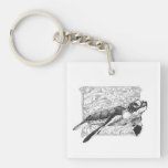 Dauphin Island, Alabama Wildlife Keychain