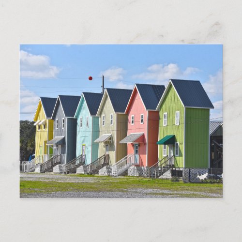 Dauphin Island Houses Alabama Postcard
