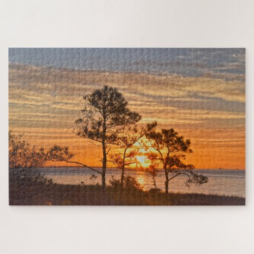 Dauphin Island Refuge Sunrise Alabama Jigsaw Puzzle