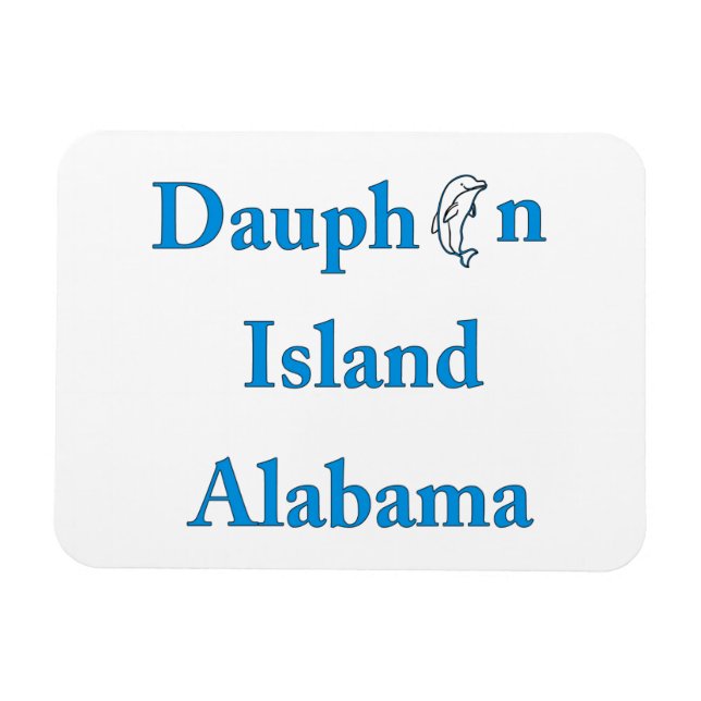 Dauphin Island Sign Magnet (Horizontal)
