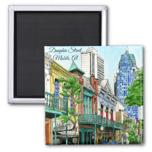 Dauphin Street Mobile Magnet