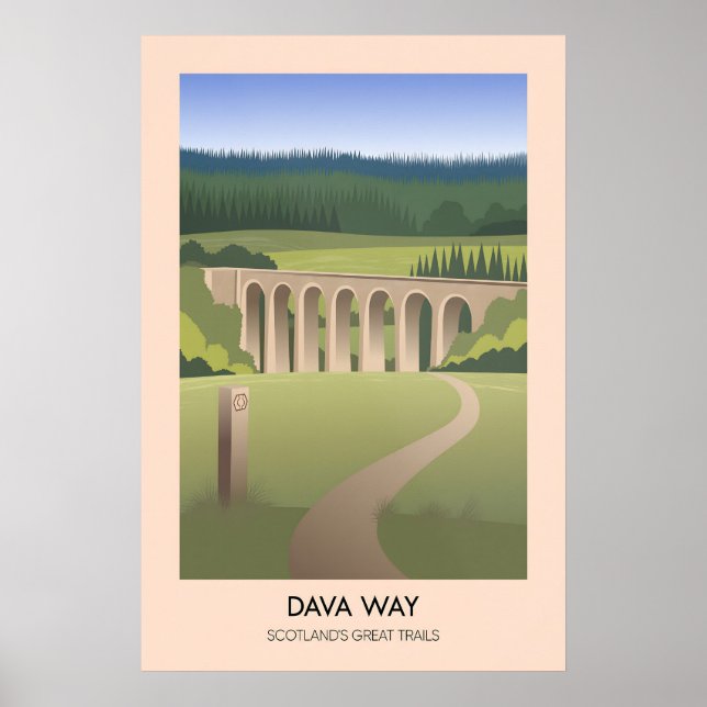 Dava Way Scotlands Great Trails Poster (Front)
