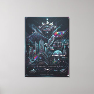 Davao: City of Future Canvas Print