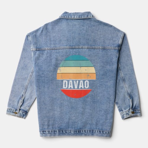 Davao Philippines City Trip  Denim Jacket